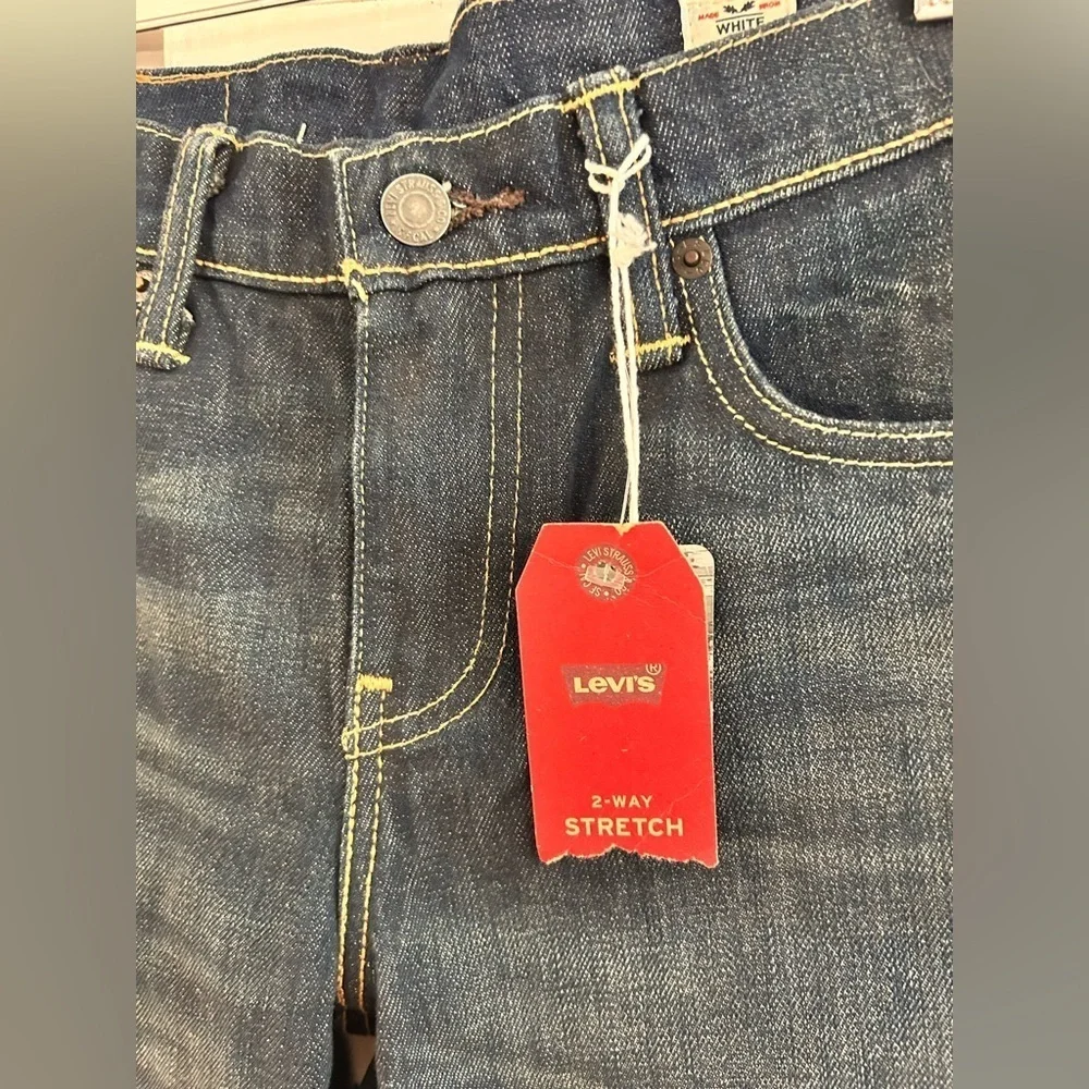 Levi's 511 White Oak stretch slim Fit dark wash 28x32 jeans R tab Made in Mexixo